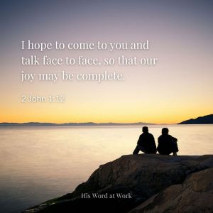 2nd John 1:12