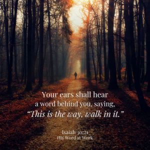 Isaiah 30:21 NKJV
