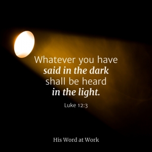 Luke 12:3 ESV